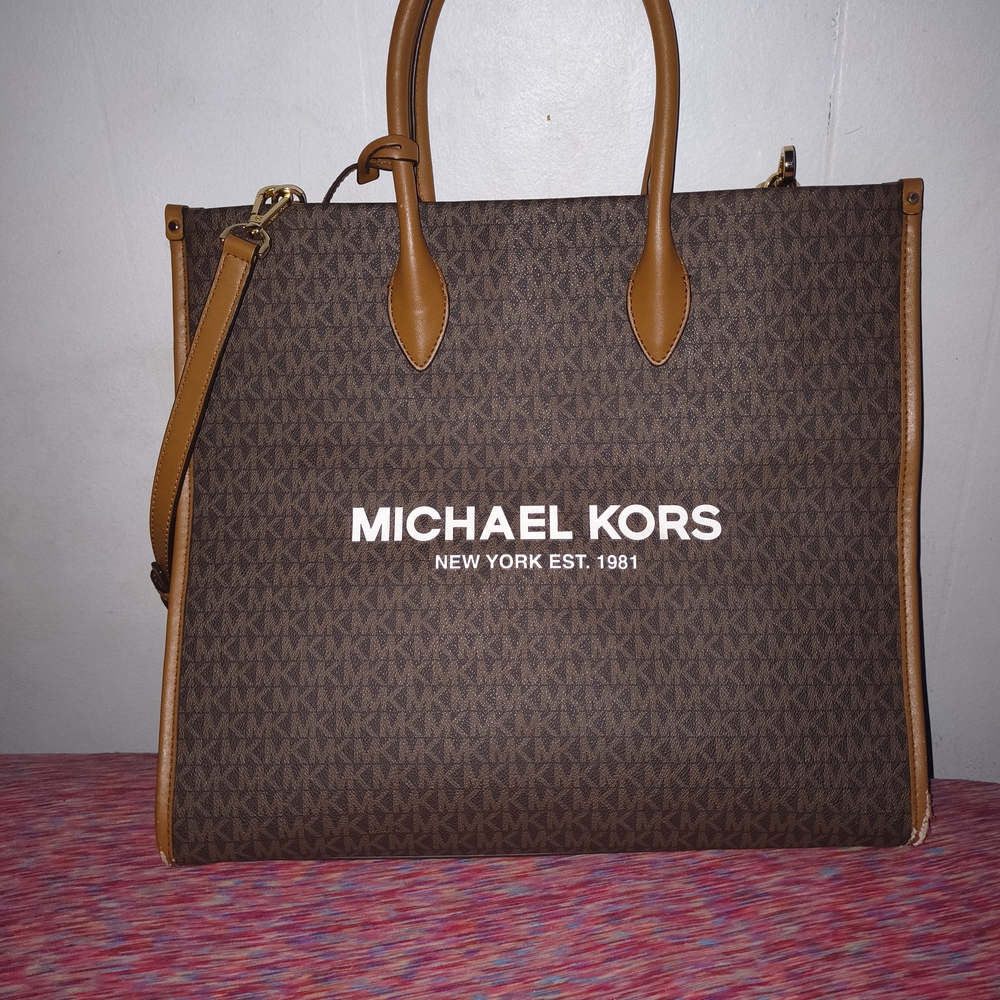 Michael Kors Mirella Brown Tote Bag